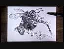 【ボールペンで】蜂 - その1 -【描いてみた】- Ballpoint pen -