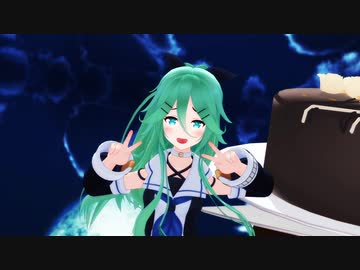 【MMD艦これ】どりーみんチュチュ【山風】