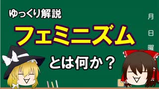 【ゆっくり解説】フェミニズムって何？