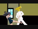 【Ray-mmd】朝潮にキンタマを思いっきりしばかれる提督 Ver2