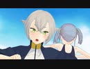 【MMD刀剣乱舞】蛍丸とスク水大潮が魅せる「ロキ」【MMD艦これ】