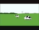 牛を眺めるだけの動画