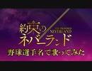 【約ネバOP】『アイデンティティ』を野球選手名で歌ってみた【秋山黄色】