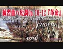 練習曲第12番ハ短調op.10-12「革命のエチュード」/ F.F.CHOPIN [DTM]