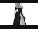 【MMD】TDA Haku Dress Black Sexy Walk