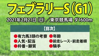 【フェブラリーS2021予想】好走が期待される有力馬3頭と過去データを徹底分析！！