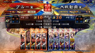 はいダメ大戦2【司空】呂布バラvs勇往邁進【丞相】