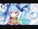 Train runs in the snow town(ニコカラ)