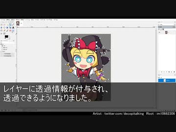 GIMPを使用した画像編集