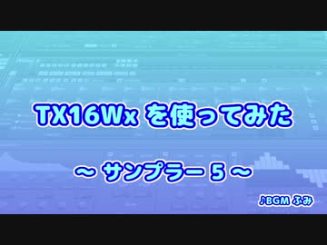 TX16Wx【27】サンプラー5