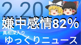 【真相深入りゆっくりニュース】嫌中感情82パーセント