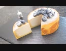 【計量不要!?】基本材料4種類の簡単チーズケーキの作り方 ୨୧ Blueberry cheese cake