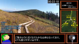 【リアル登山アタック】森吉山攻略　01:04:41【ペア部門】