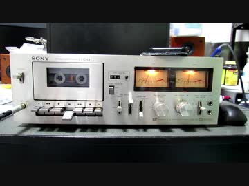 蘇生ジャンクカセットデッキ　自己録再テスト SONY TC-K4 ('76)