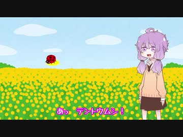 「あっ　テントウムシ！」