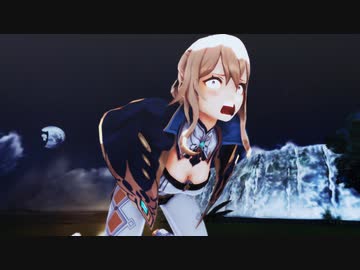 【リョナ】原神 急所攻撃全集 part.5 山崩し 【MMD】