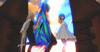 【MMD】saturation／大人ミクとＩＡが塔に囚われし恋にもがく