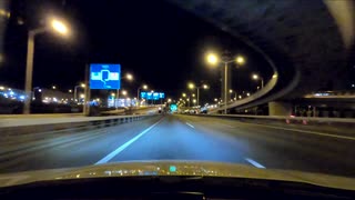 【車載動画】夜の都心の高速道路2