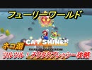【マリオ3Dワールド+フューリーワールド】ネコ湖で取れるネコシャインの場所　ツルツル！チクタクプレッシー攻略