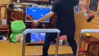 PIU   マリオさんが勝ちました