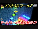 【マリオ３Ｄワールド】２－４攻略ガイド　グリーンスターとハンコの場所全部紹介！