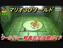 【マリオ３Ｄワールド】２－戦車攻略ガイド　グリーンスターとハンコの場所全部紹介！