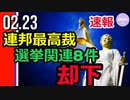 【速報】米連邦最高裁、選挙関連8件の裁量上訴を却下