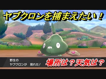 ポケモン剣盾 ヤブクロンを捕まえる方法 オススメの場所は 天気は ポケモン図鑑コンプへの道 ポケモンソード シールド Nicozon