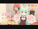 【韓国語で】学猫叫 고양이 소리를 따라해보자 【 歌ってみた 】