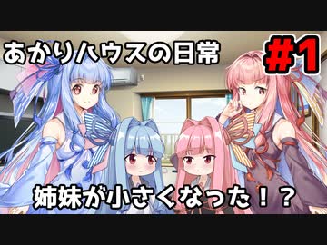 【A.I.VOICE VOICEROID劇場】琴葉姉妹が小さくなっちゃった！？あかりハウスの日常#1
