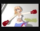 膝蹴り連打を浴びて嘔吐するALC１