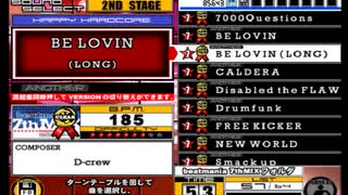 beatmania III THE FINAL - 163 - BE LOVIN (LONG) (DP)