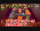 【マリオ３Ｄワールド】城ー３（７－３）攻略ガイド　グリーンスターとハンコの場所全部紹介！