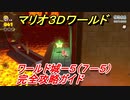 【マリオ３Ｄワールド】城ー５（７－５）攻略ガイド　グリーンスターとハンコの場所全部紹介！