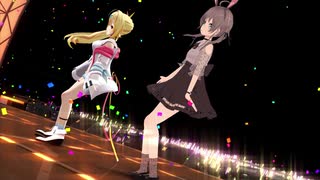 【MMD】ハッピーシンセサイザ【星川サラ／夏色まつり】