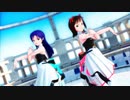 [MMD]『Sea Breeze』春香・千早