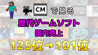 【最新】CMで見る歴代ゲームソフト国内売上 125位→101位