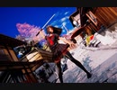 【MMD】放課後退魔アクション・黒髪美少女萌さんで千本桜～