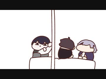 【手描き】同じホテルなのにハブってしまった話【三枝明那＆不破湊＆黛灰】