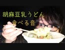 野菜たっぷりセブンイレブンの胡麻豆乳うどんを啜る音とレビュー【Okano's ASMR】