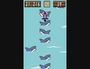 デフォ子がサメを踏みまくるだけのゲームを作ってみた