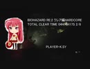 BIOHAZARD RE:2 クレア編HARDCORE TOTAL CLEAR TIME 04H13H17S 2/6