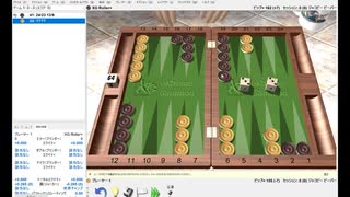 バックギャモンのレスポンス解析３　初手1,4のレスポンス