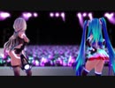 [MMD] Din Don Dan (Extended Mix)  short ver． Miku＆Haku