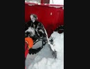 本日の除雪機　　シャーボルト取り付け　HONDA　HYBRID6