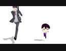【モデル配布予定】剣持刀也とこども剣持が走るだけ【mmd】【にじさんじ】