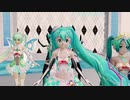 【MMD】レーミクさんたちでThe World is all one !!