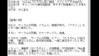 【たろちん】自分の人生を年表かなんかにする