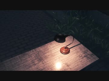 【MMD】路地裏部屋の夜