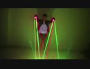 レーザー手袋 Djレーザーグローブ 舞台出演道具 緑色/赤色レーザービーム KTV バー